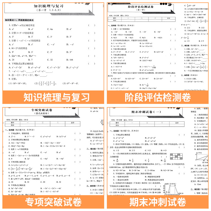 历史 人教版 九年级下 [正版]聚能闯关期末复习冲刺卷100分七八九年级上册下册数学语文英语物理政治历史地理生物化学人教