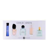 ARMANI 阿玛尼 女士香水5件套花果香调香氛(密码3ml+挚爱7ml+寄情5ml+曼尼狂热4ml+寄情5ml)