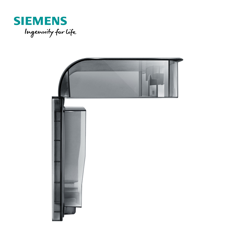 西门子(SIEMENS)睿越透明灰IP55等级防溅盒 (可90°悬停)透明防水盒 普通插座防水盒防溅盒86型