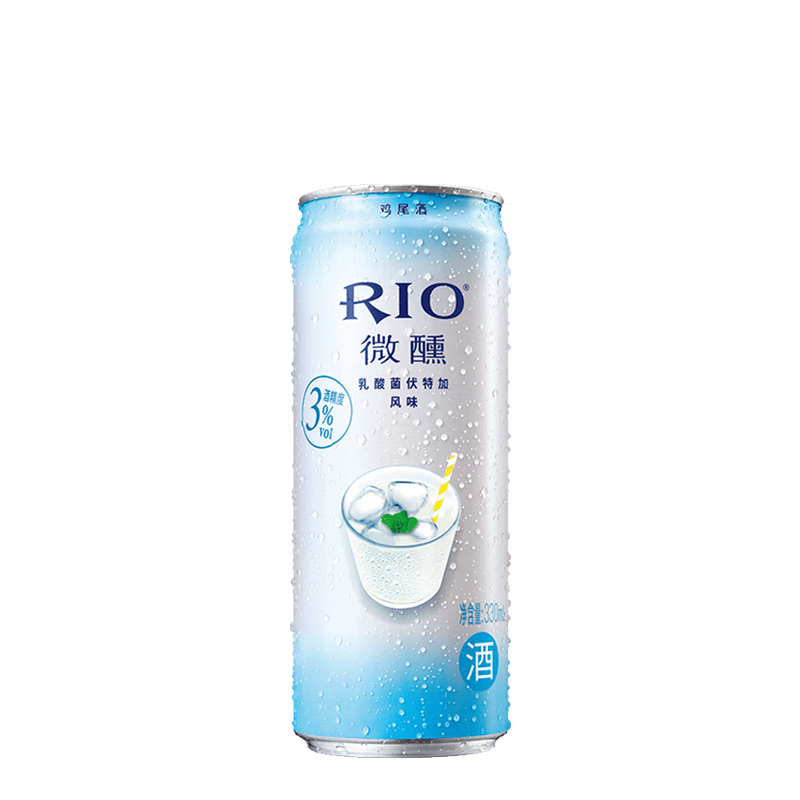锐澳(RIO)洋酒 鸡尾酒 预调酒 微醺6罐(微醺5口味+樱花味)330ml*6罐