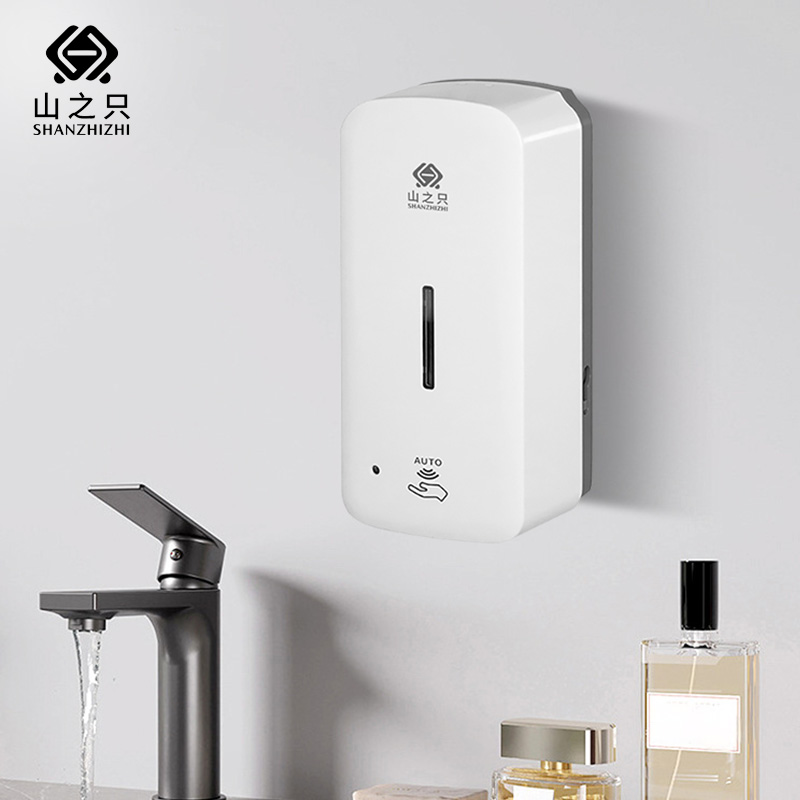 山之只 泡沫款自动感应洗手液器 1000ML 台高清大图