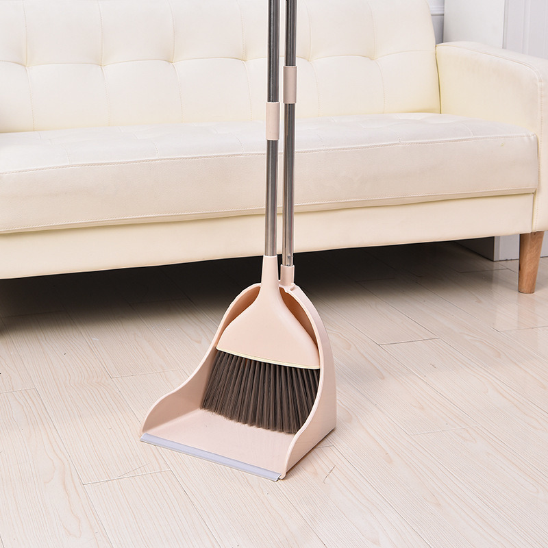 扫地塑料扫把簸箕套装家用清洁扫帚畚箕两件套魔术扫把套扫