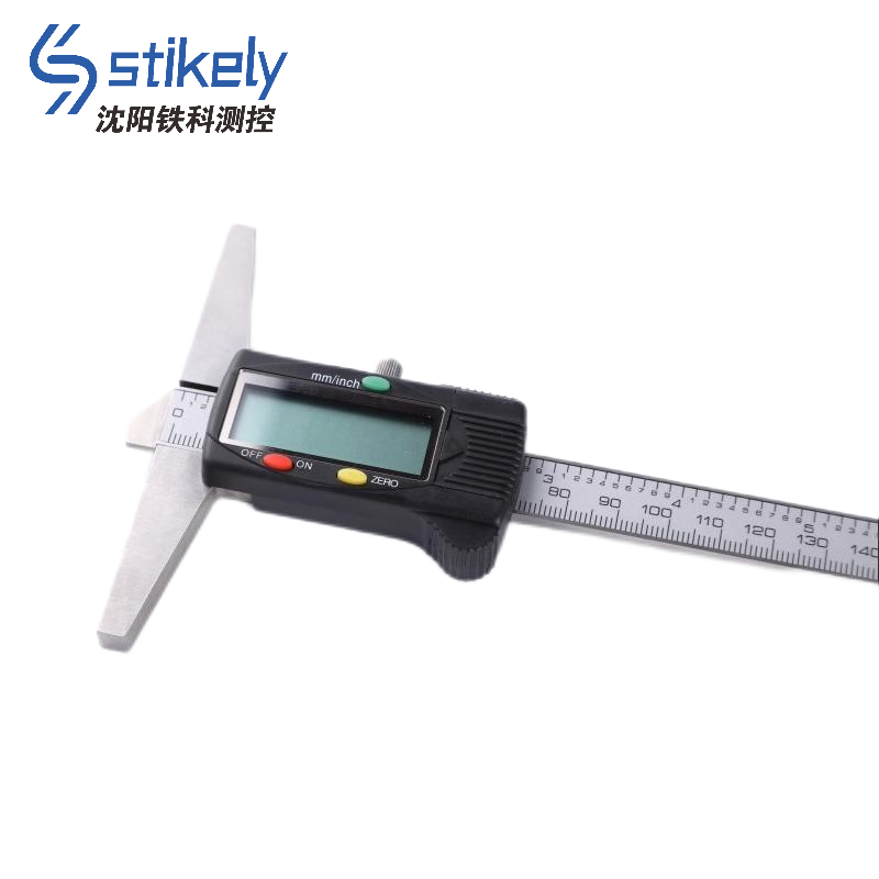 STIKELY 数显深度尺0-200*100(14.5*4)/把高清大图