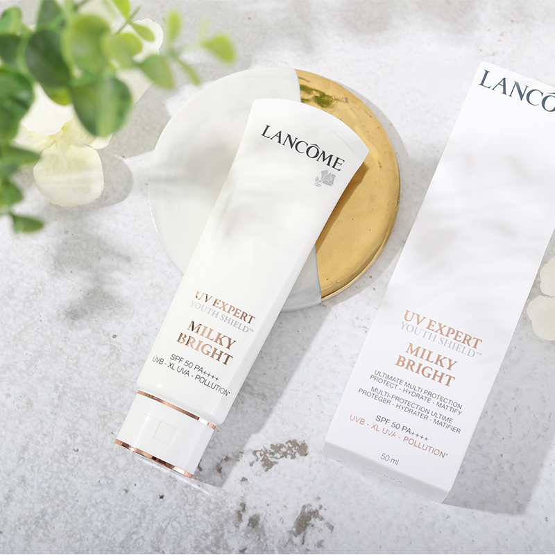 LANCOME兰蔻第二代UV小白管防晒霜[滋润款 MILKY] 新款轻透防护防晒50ml SPF50