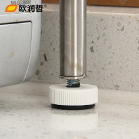 欧润哲(ORANGE) 不锈钢双层微波炉架置物架 调料架烤箱架厨具收纳架子107816