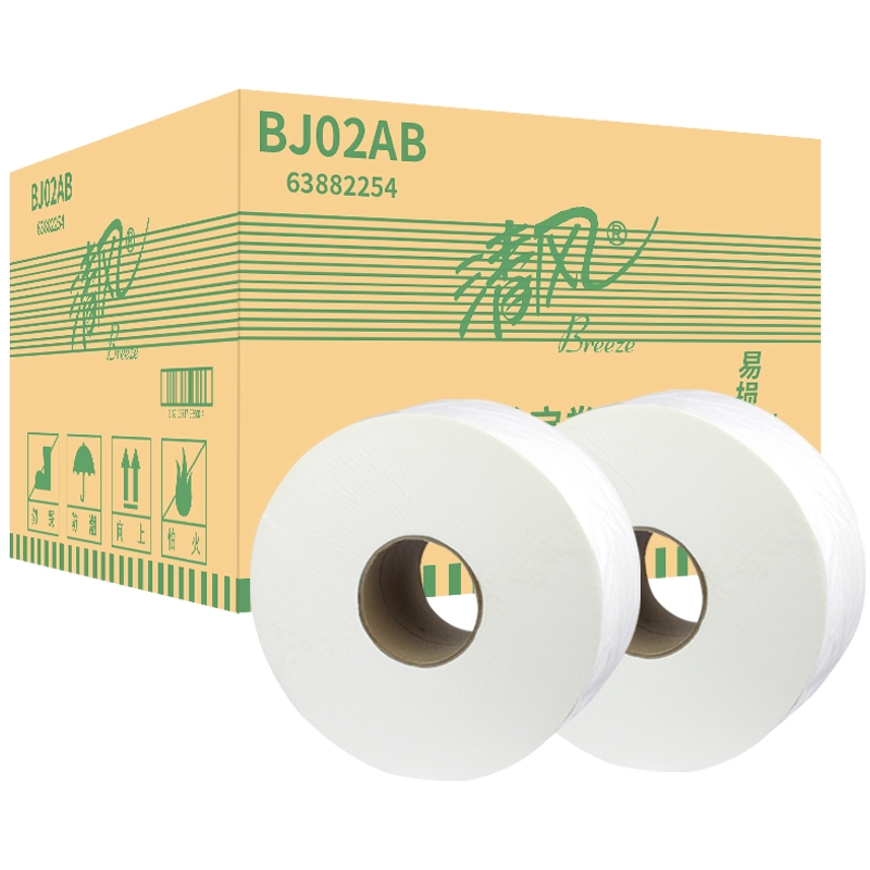 清风双层珍宝大盘卷纸 BJ02AB 12卷箱