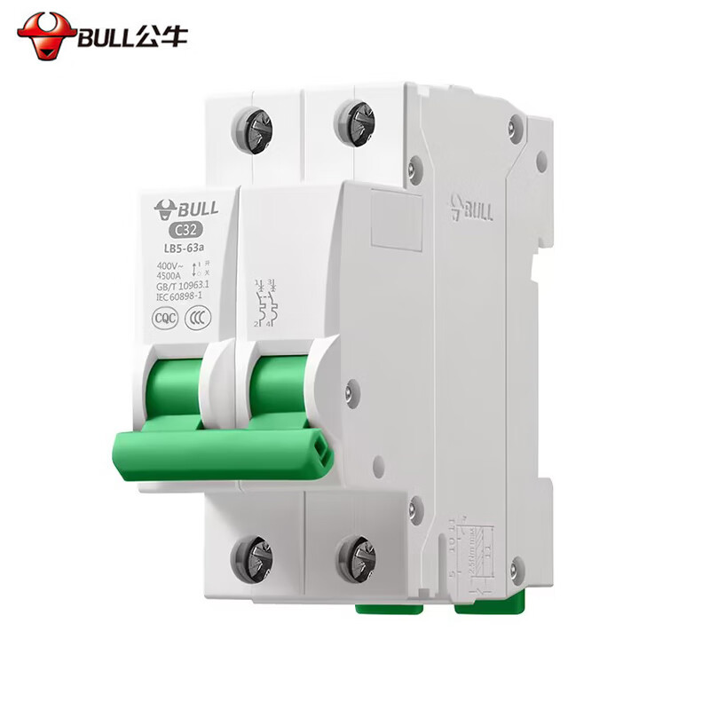 公牛小型空开 LB5-63A/32A-2P空开高清大图