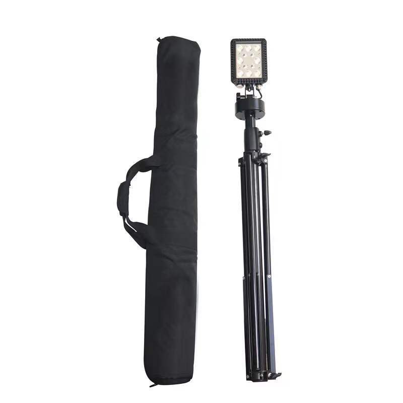 明特佳 MTJ-ZR6118 60W IP66 DC24V 5700K 轻便式工作灯(计价单位:套) 黑色 蓄电池供电高清大图