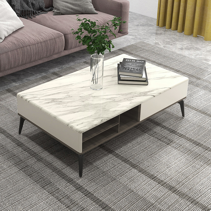 顾家家居现代简约时尚客厅茶几电视柜pt7072 天发货