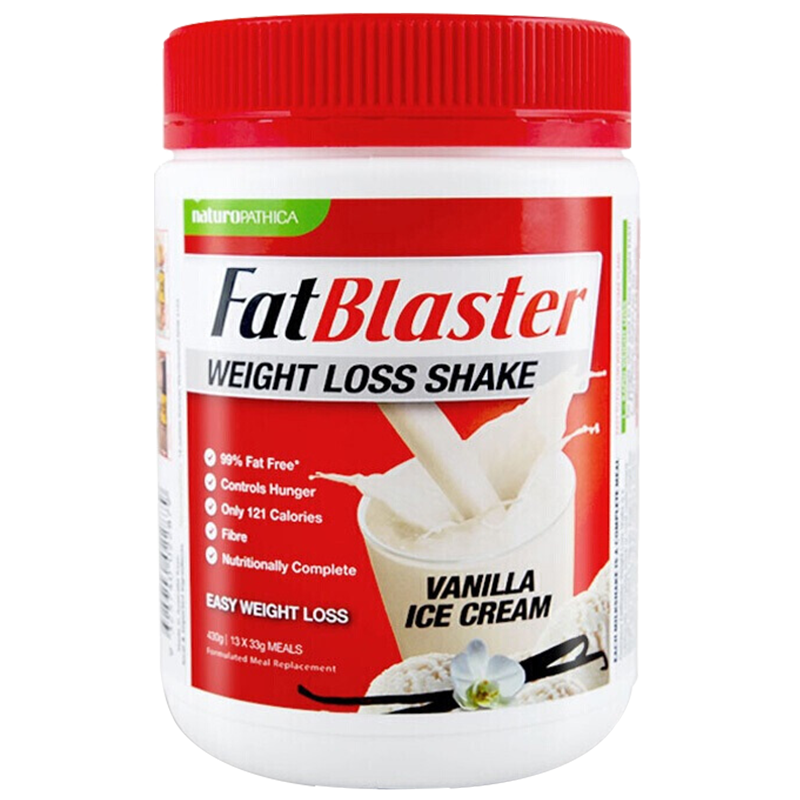 FatBlaster极塑香草味低糖澳洲奶昔430g/罐养代餐粉奶昔 膳食营养补充剂 澳洲进口