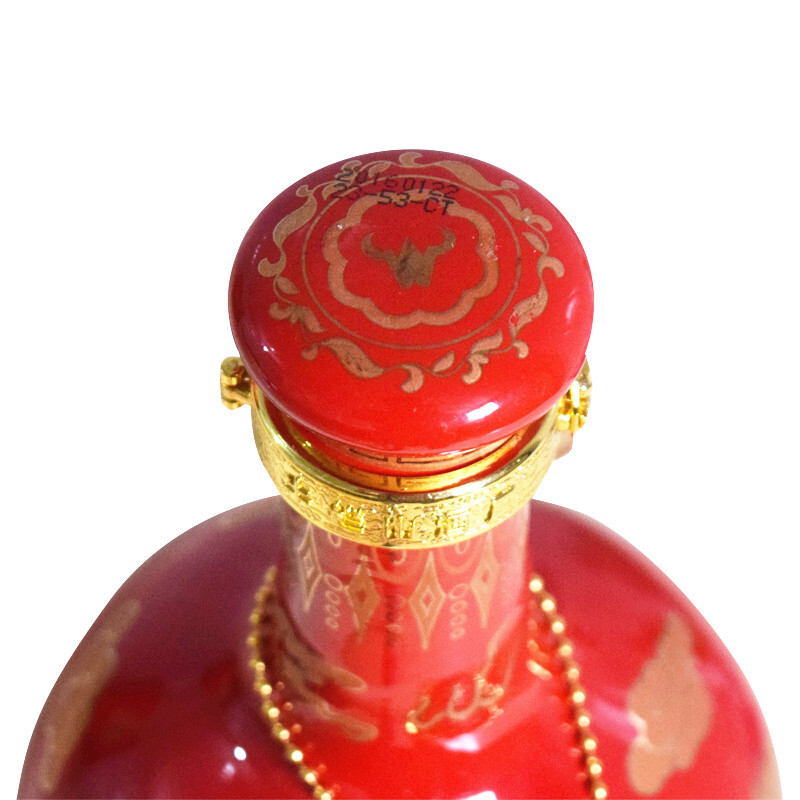 牛栏山百年二锅头白酒三十年窖藏红龙53度500ml整箱6瓶装