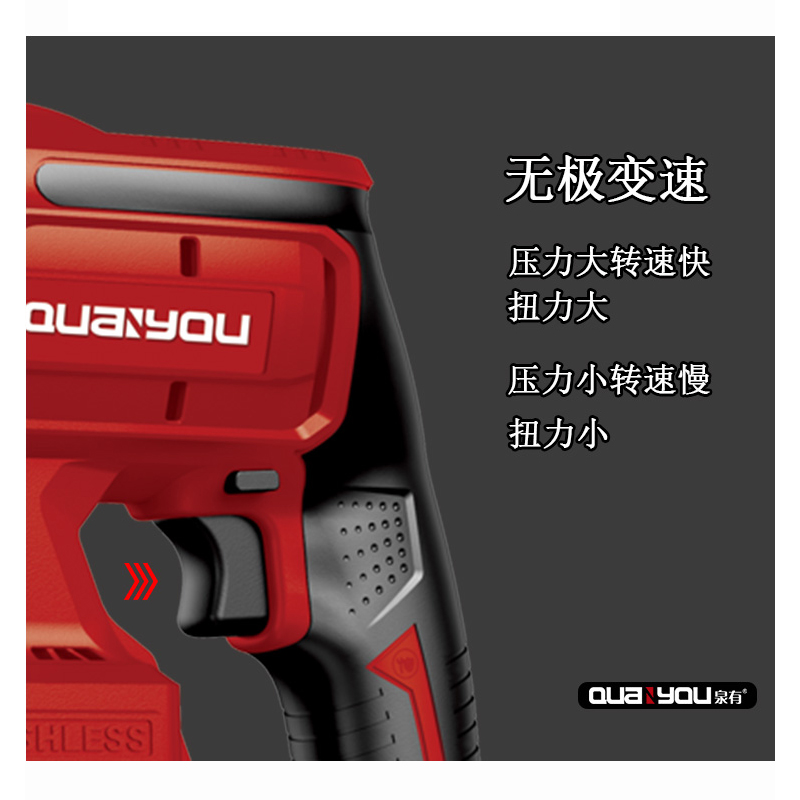 泉有 无刷锂电锤多功能高清大图
