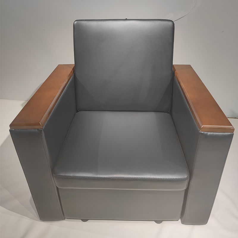 匡大 办公沙发 皮艺沙发 办公室折叠午休沙发 西皮 单人位 KDT895高清大图