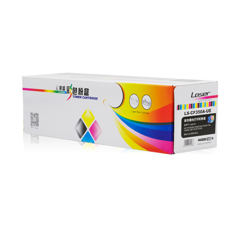 莱盛 LS-CF350A-UE 粉仓易加粉 黑色 全新 有芯片 1.3K 25支/箱
