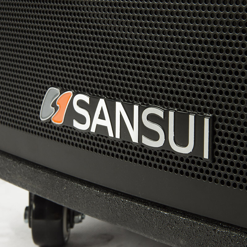山水(SANSUI) SG3-10 广场舞音响 户外拉杆音箱 蓝牙音响双话筒电瓶音响会议卡拉OK音响影响低音炮