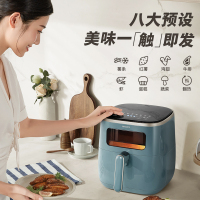 飞利浦(PHILIPS)海星空气炸锅 家用5.6L大容量多功能全自动[可视+不用翻面]双层锅体易清洗HD9257/70