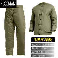 HLCOMAN老式劳p棉袄男煤矿井下棉服防寒p暖套装冷库专用87式棉衣棉寒 190/100A 套装C级加厚纯棉面料+一级白棉花填充