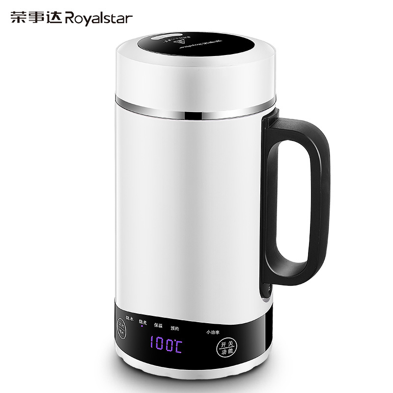 荣事达(Royalstar)家便携电热杯500ml小型便携保温杯出差旅行烧水加热一体电煮杯电水壶RS-CP500B1