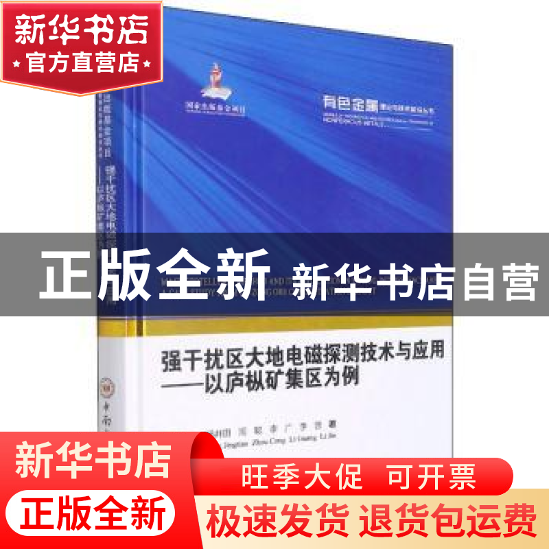 正版 强干扰区大地电磁探测技术与应用——以庐枞矿集区为例 汤井高清大图