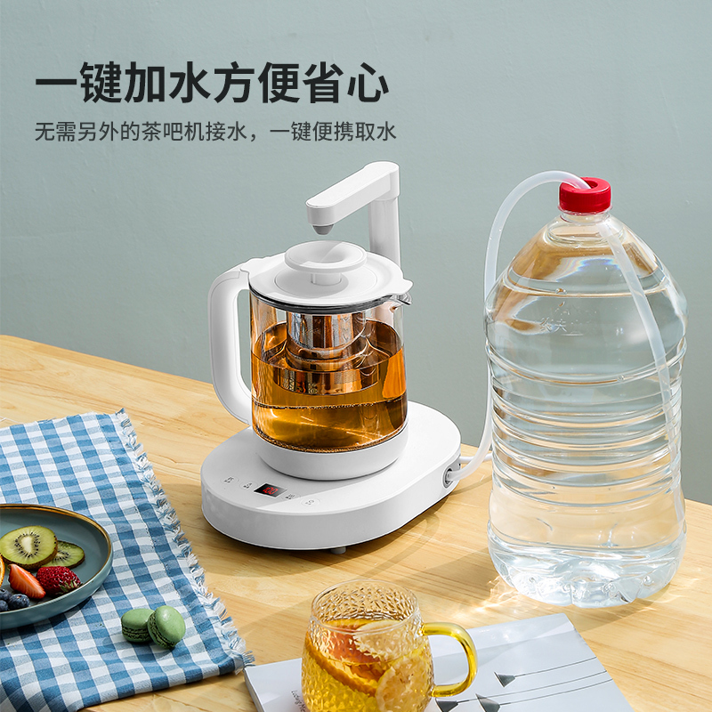 苏宁宜品煮茶器SY-20半自动触控1.2L 白色高清大图