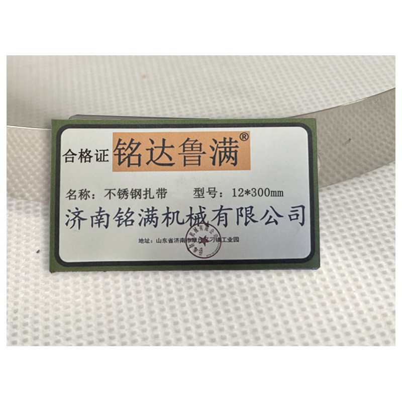 铭达鲁满 不锈钢扎带 12*300mm 根高清大图
