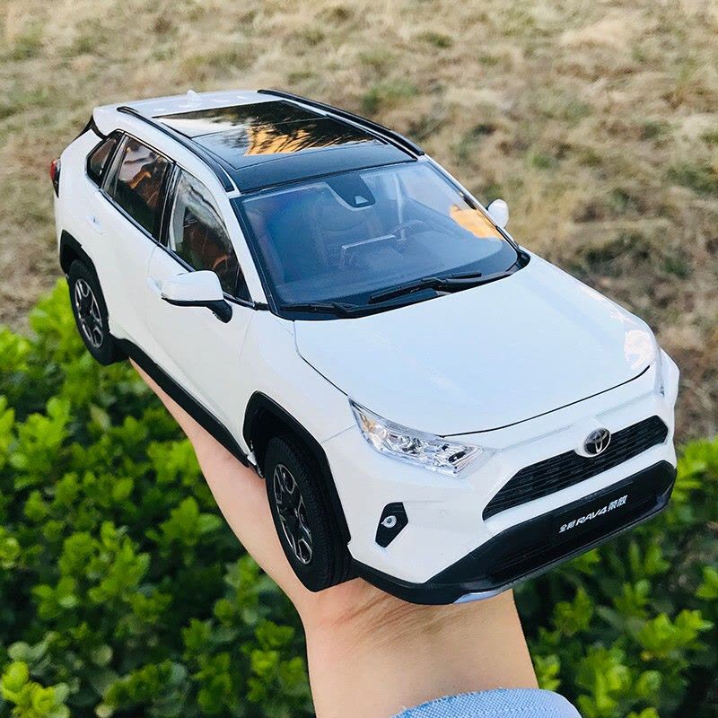 丰田原厂1:18新款丰田RAV4 荣放越野车2019 丰田RAV4汽车模型合金汽车车