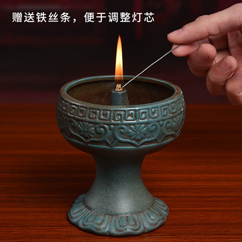 K107 チベット 酥油灯燭台 スー油灯 【公式通販】