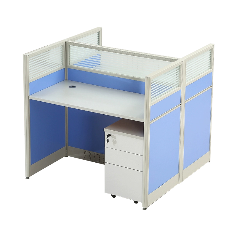 中豫鑫泽 ZYXZ5031804 职员桌屏风工位职员办公桌 工字型双人位含柜