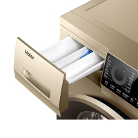 Haier/海尔 10公斤变频洗烘一体蒸汽除螨家用全自动滚筒洗衣机EG100HB209G