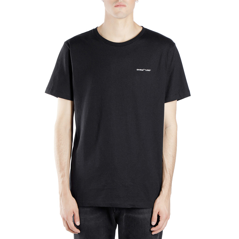 [直营]off-white男士纯棉简约字母短袖圆领t恤 omaa027s19185022