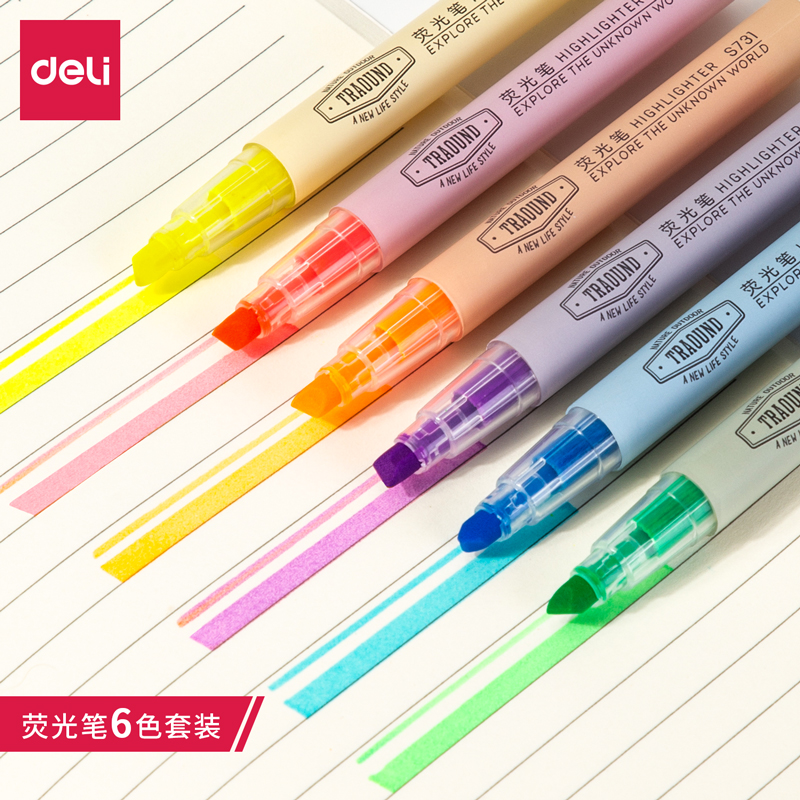 得力SK103白板笔 黑色10支/盒 粗头可擦易擦 办公教学会议