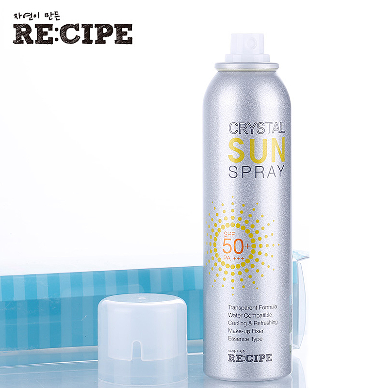 RE:CIPE 莱斯璧 玥之秘保湿水晶防晒喷雾 150ml 两支 PF50+ PA+++ 保湿防晒隔离防紫外线 娜扎同款