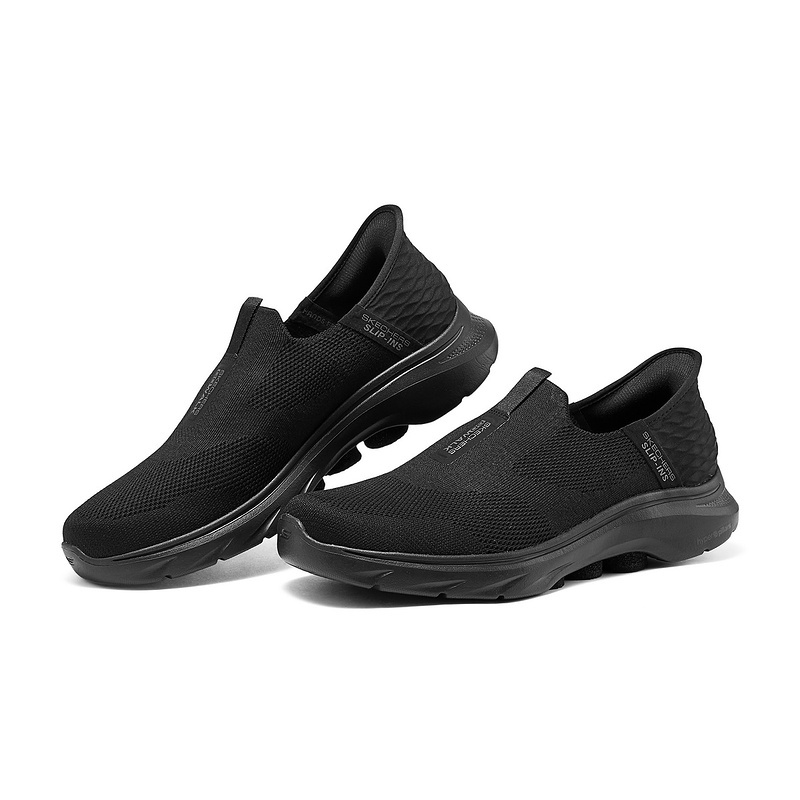 斯凯奇(Skechers)2024男舒适百搭日常户外板鞋休闲鞋216641/BBK