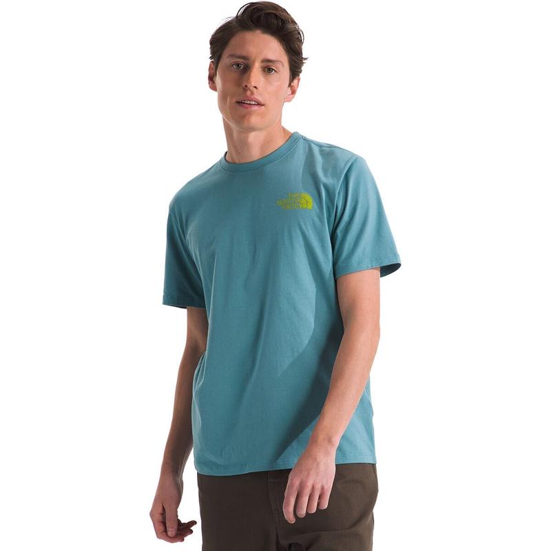 北面男士短袖T恤环保速干户外休闲图案设计透气舒适正装高清大图