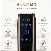 海尔(Haier)取暖器遥控款家用暖风机浴室省电暖气电暖风节能热风立式电暖器烤火HNS2201