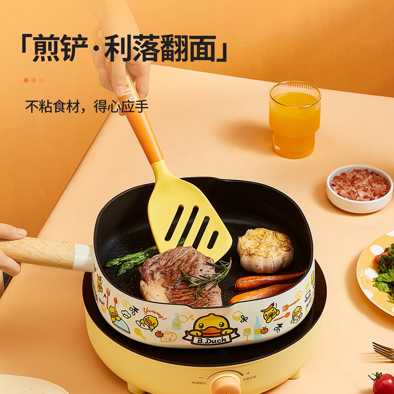 炊大皇小黄鸭联名硅胶铲不粘锅专用护锅铲家用炒菜铲子煎锅铲子汤勺耐高温GC01XHY高清大图