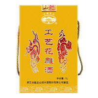 古越龙山 工艺花雕6年绍兴花雕酒 1L 单坛装绍兴黄酒