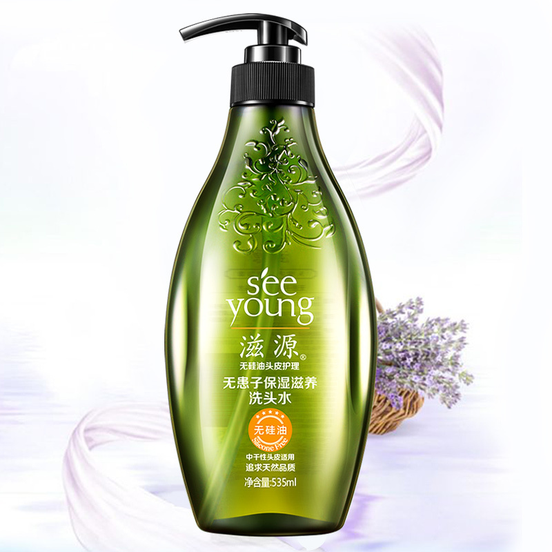 苏宁超市自营滋源seeyoung无患子保湿滋养洗头水无硅油