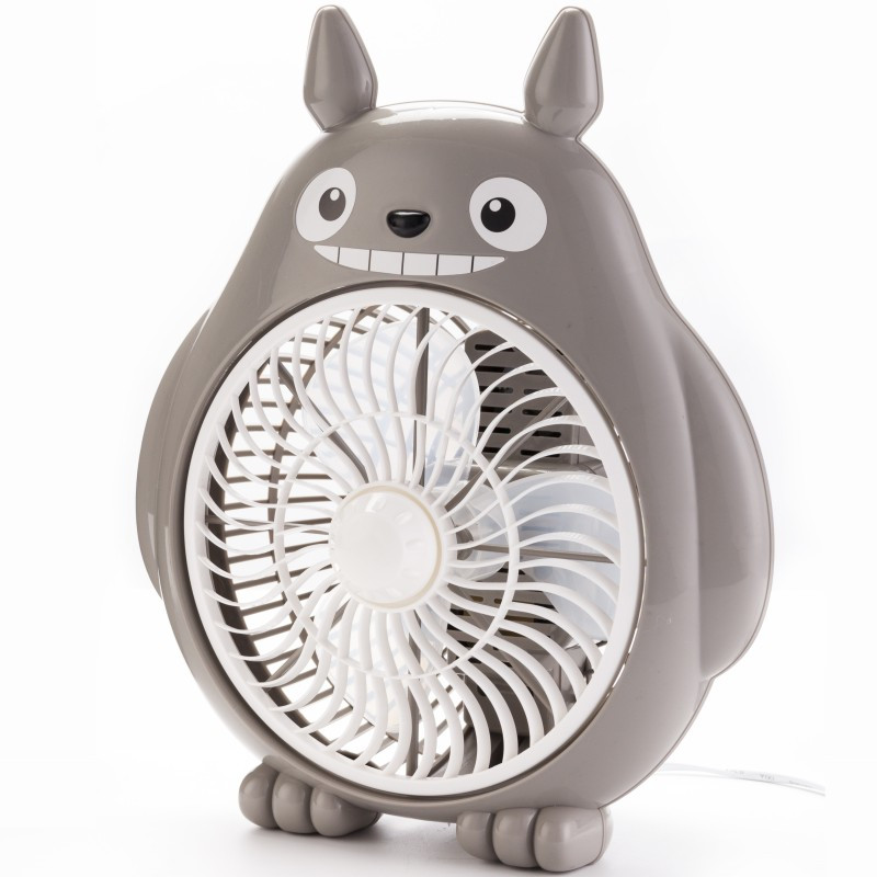 卡通小电风扇迷你学生宿舍小风扇寝室床头扇办公室可爱小电扇 蓝色