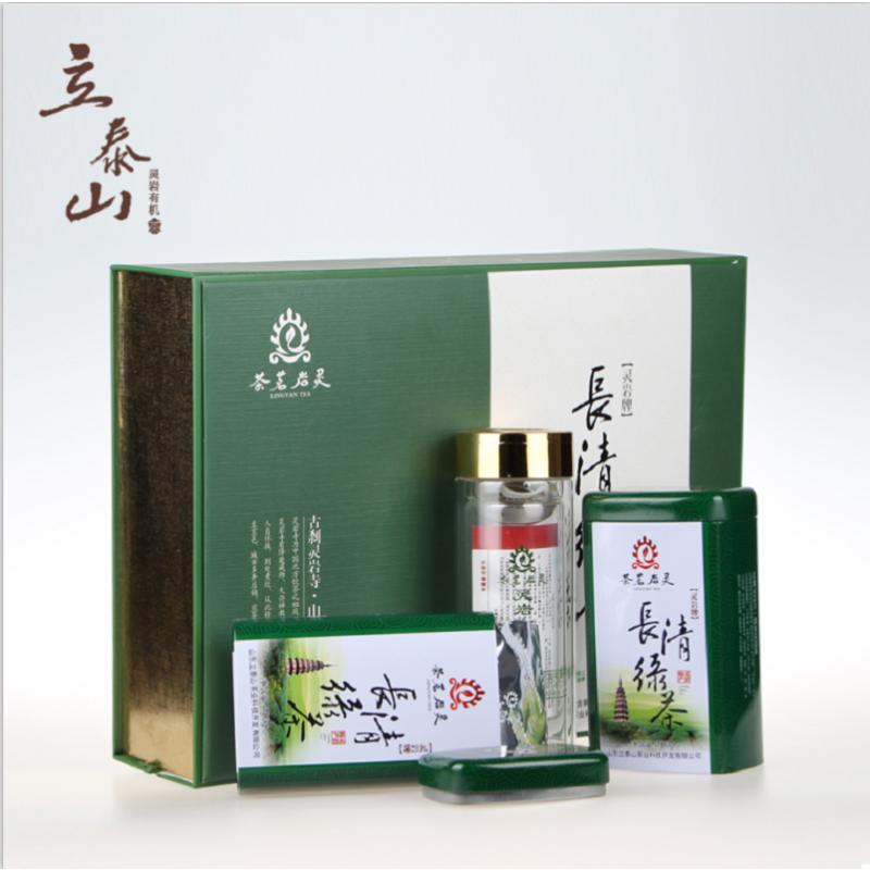 灵岩(LINGYAN) 长清绿茶 300g (150g*2盒)