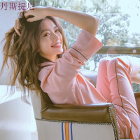 睡衣女春秋冰丝睡衣女夏两件套装韩版家居服薄款睡衣女长袖可外穿