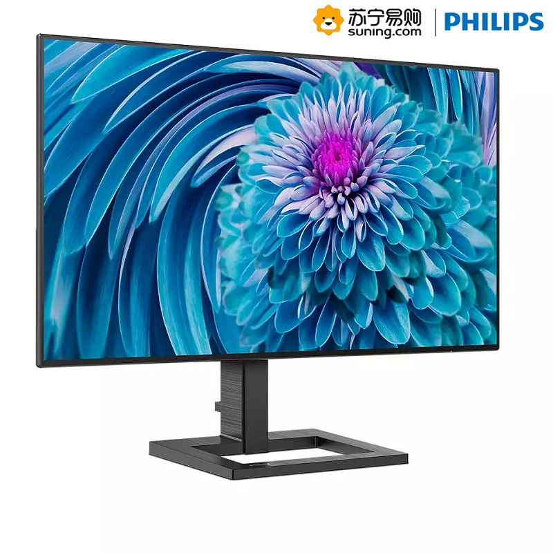 飞利浦(Philips) 278E2FE/93 27英寸 4K高清 LGD-IPS 四边微边框 可升降 电脑显示器