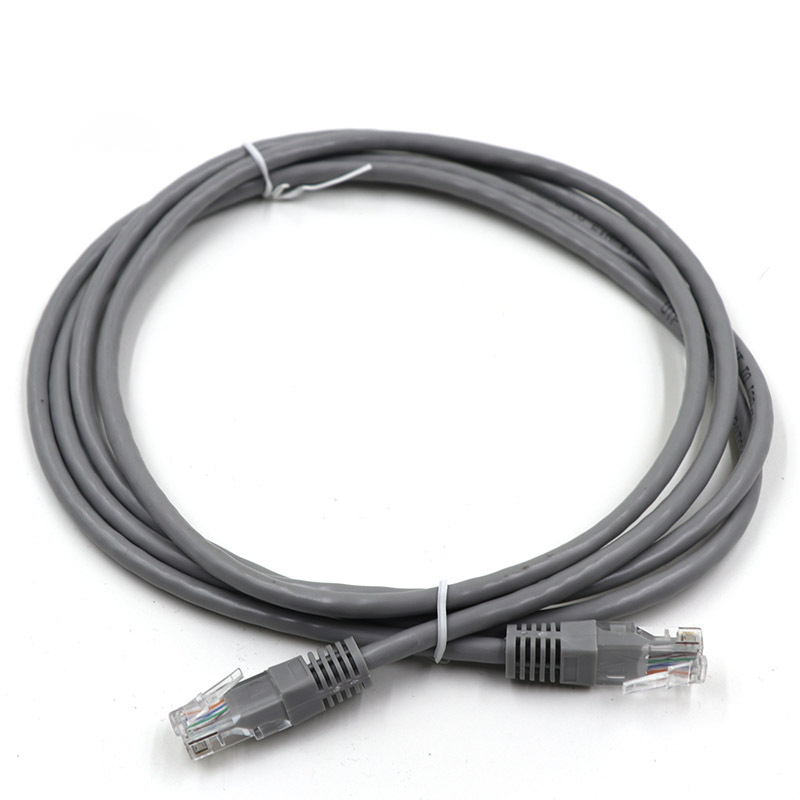 XPWY河北鑫鹏 超五类非屏蔽成品网线跳线 八芯双绞连接线 2米 灰色 按条销售高清大图