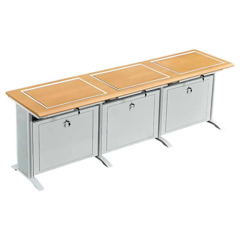 鑫木樽电脑桌230*75cm张高清大图