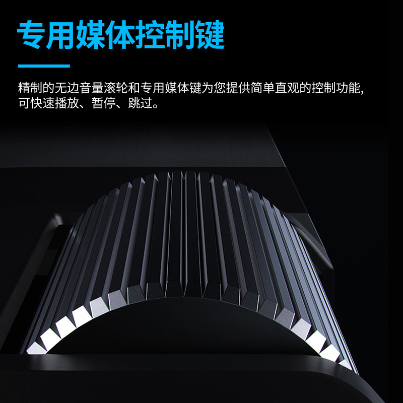 罗技(Logitech) G913 TKL无线RGB机械键盘[GL-C轴类青轴手感]-黑色高清大图