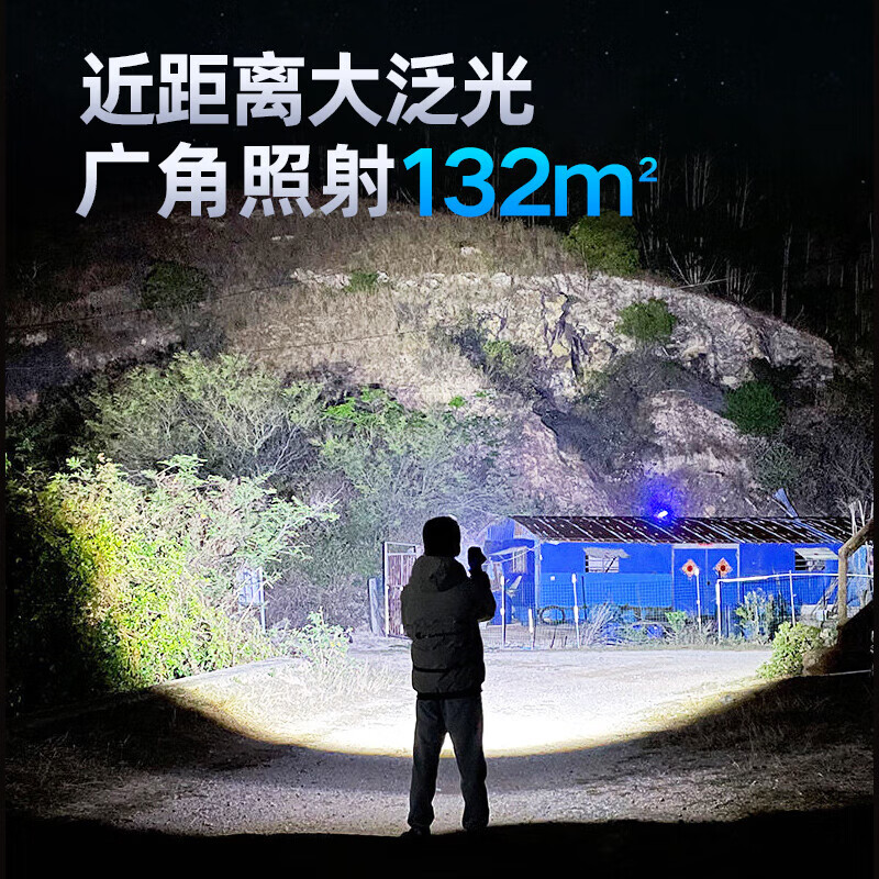 飞利浦(PHILIPS)超亮超长续穿天家用小型军户外照明应急灯 手电筒强光手电SFL6168高清大图