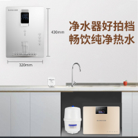 志高(CHIGO)家用管线机壁挂式饮水机速热即热式无胆直饮净水器搭档 CG-BGX-S6