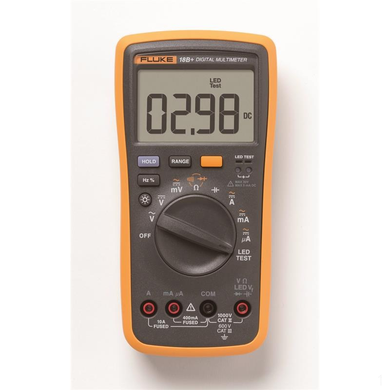 福禄克 Fluke FLUKE-18B+ CHINA FLUKE 18B+新型数字万用表(带发光二极管测试功能).