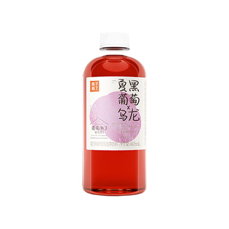 果汁熟了 夏黑葡萄乌龙茶饮料 487ml15瓶 箱高清大图