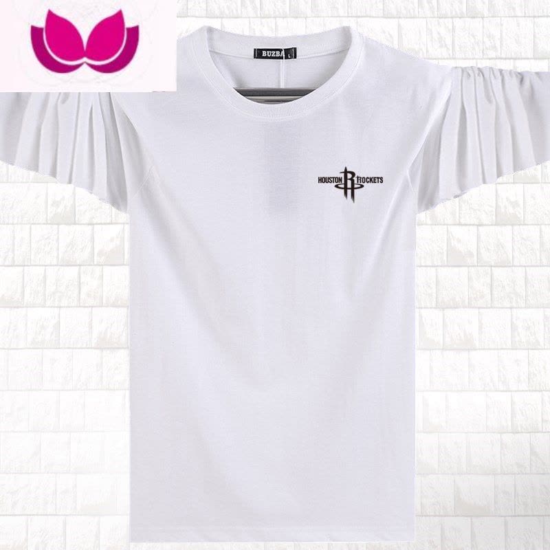 七斓男士长袖T恤秋衣大码男士卫衣圆领打底衫潮流宽松t恤图片